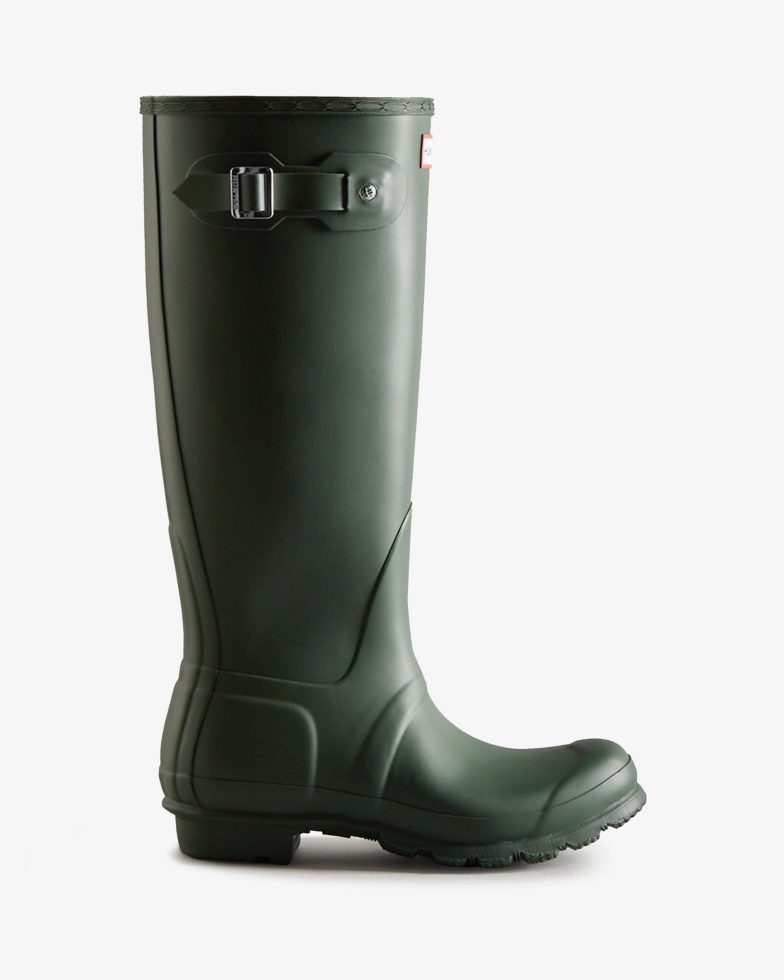 Hunter Kvinders Originale Høje Regnstøvler Hunter Green