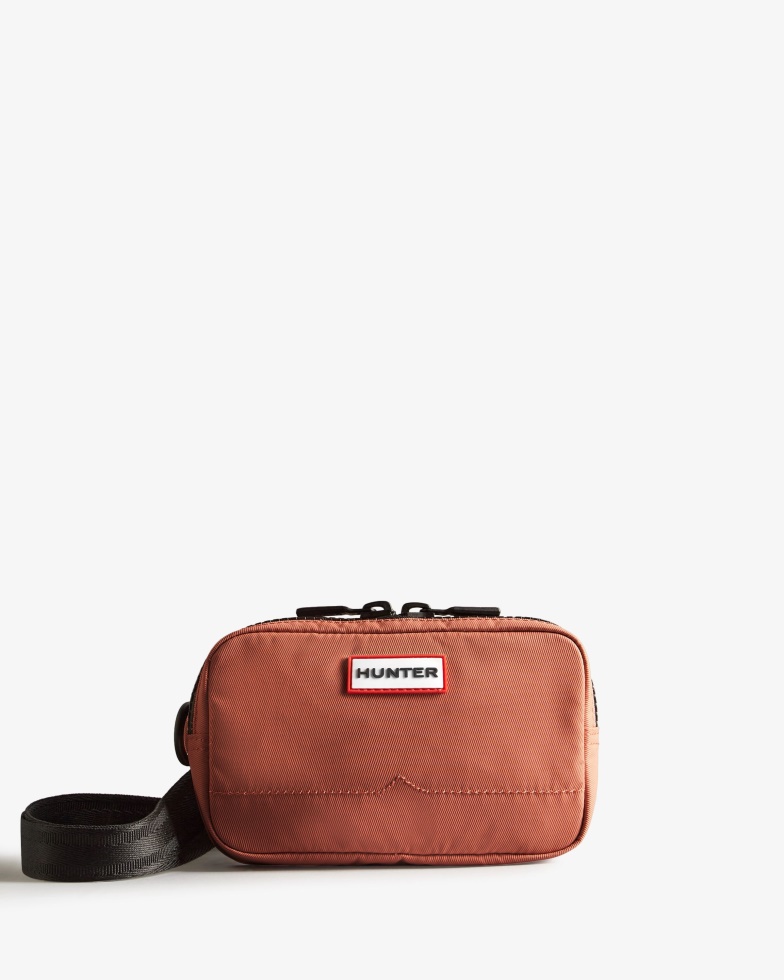Hunter Nylon Keeper Telefontaske Grov Pink